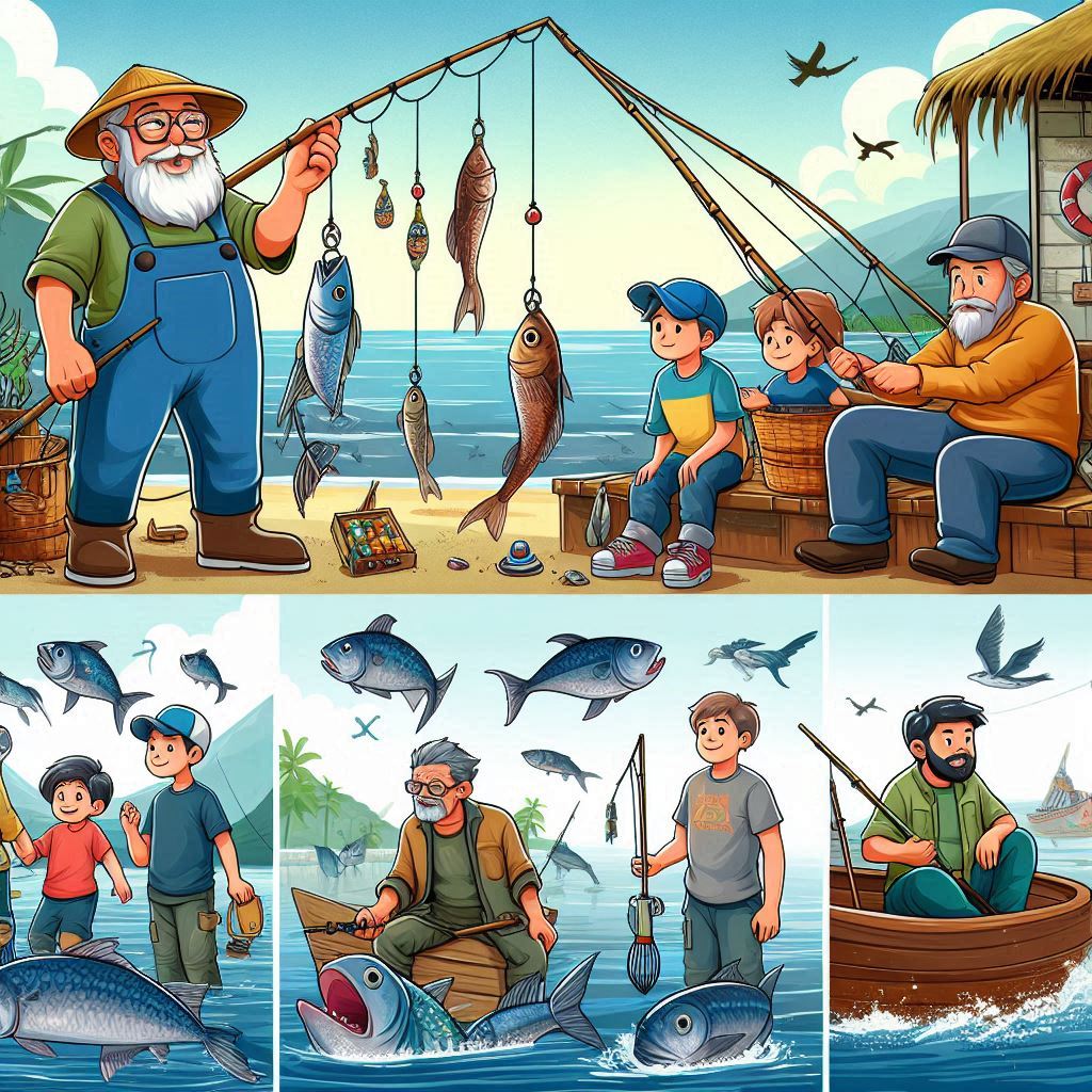 Pemancing dan Nelayan