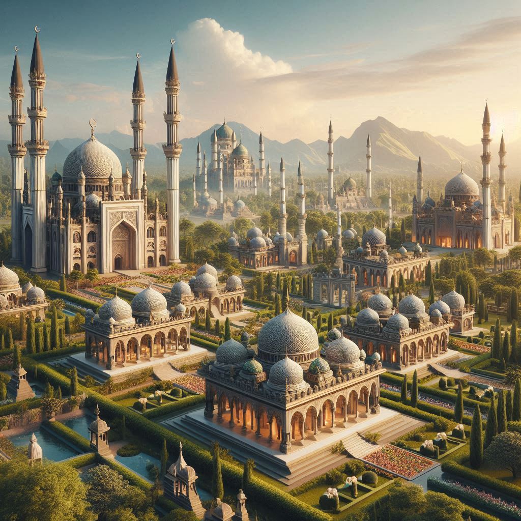 makam dan masjid muslim