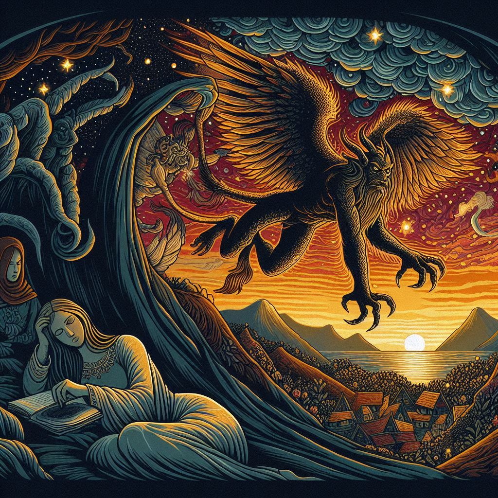 Illustration based on the poem Ragu Mencintamu