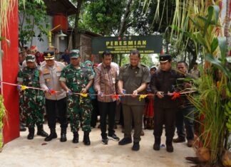 Dandim 0736/Batang Resmi Tutup TMMD Sengkuyung Tahap IV Wringingintung