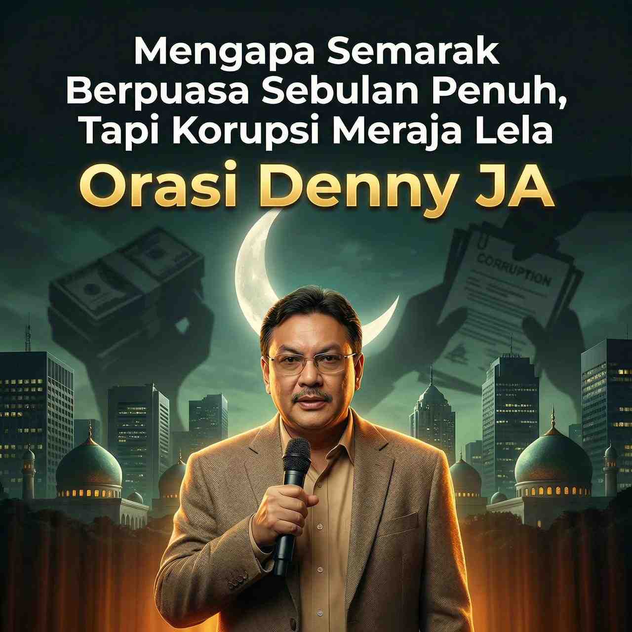 MENGAPA SEMARAK BERPUASA SEBULAN PENUH TAPI KORUPSI MERAJALELA