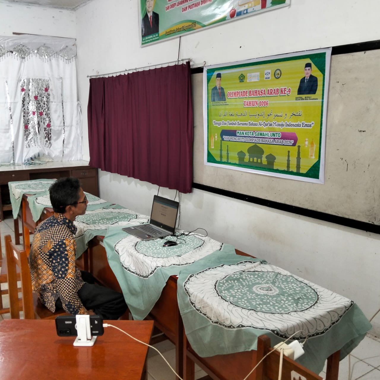 Uji Keahlian Bidang Study : Zulfitriadi Ikuti Olimpiade Bahasa Arab Antar Guru Kategori 11